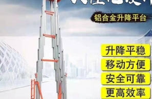 双桅铝合金升降机   生产厂家